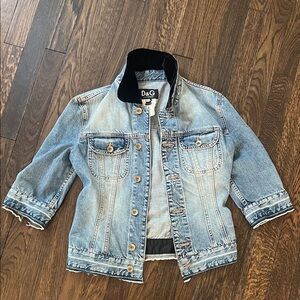 D&G Denim Jacket 3/4 length sleeve